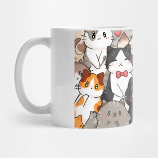 Cute cats full print Mug